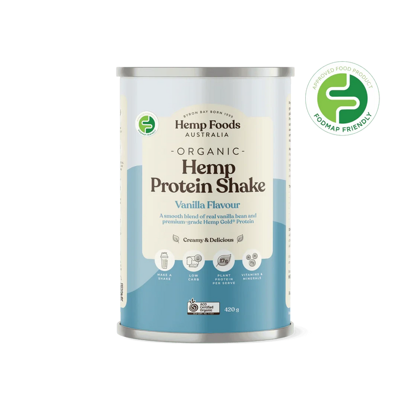 Hemp Foods Australia Hemp Protein Shake 420g Supplement Unique Health Products 