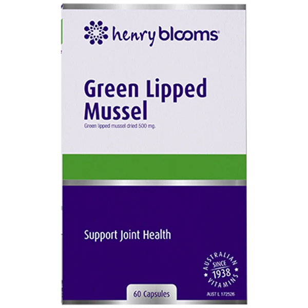 Henry Blooms Green Lipped Mussel Supplement Oborne Health Supplies 