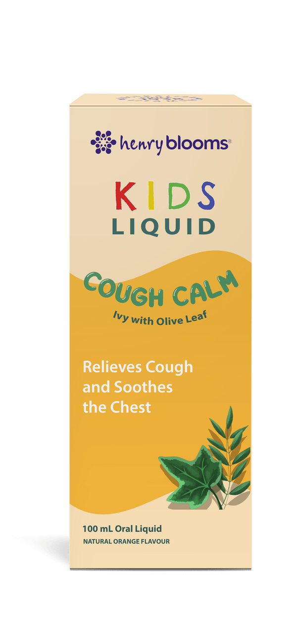 Henry Blooms Kids Liquid Cough Calm Ivy with Olive Leaf Orange 100ml Supplement Not specified 