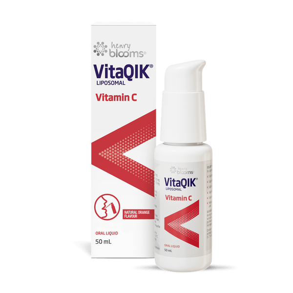 Henry Blooms VitaQIK Liposomal Spray Vitamin C Supplement Oborne Health Supplies/CH2 