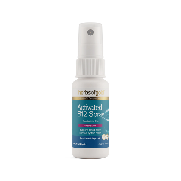 Herbs of Gold Activated B12 Spray Supplement Herbs of Gold Pty Ltd 