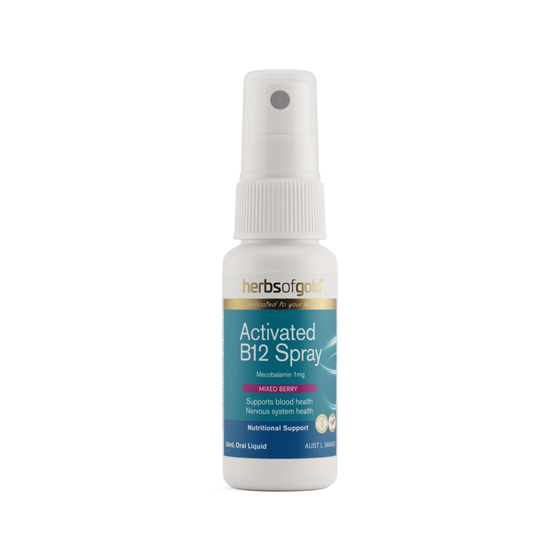 Herbs of Gold Activated B12 Spray Supplement Herbs of Gold Pty Ltd 