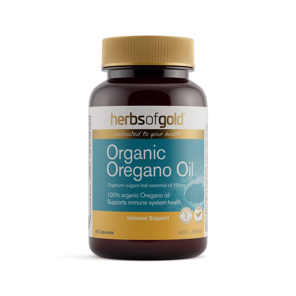 Herbs of Gold Organic Oregano Oil 60 caps Supplement Herbs of Gold Pty Ltd 
