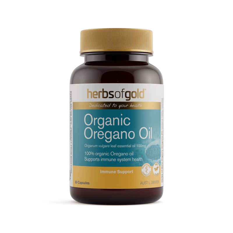 Herbs of Gold Organic Oregano Oil 60 caps Supplement Herbs of Gold Pty Ltd 