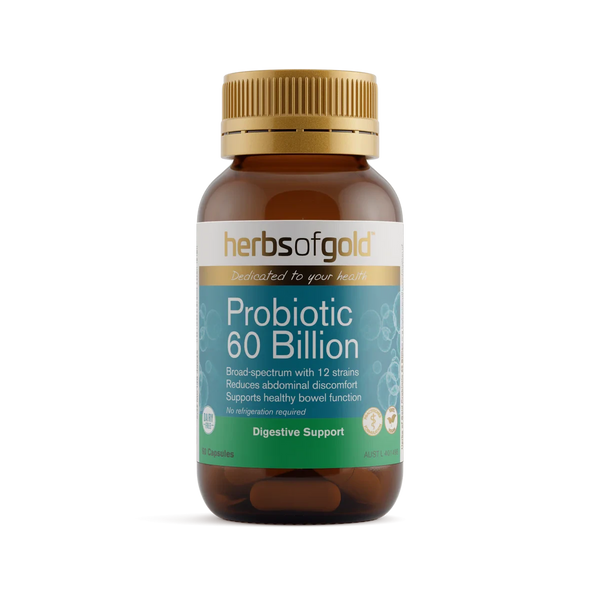Herbs of Gold Probiotic 60 Billion Supplement Herbs of Gold Pty Ltd 