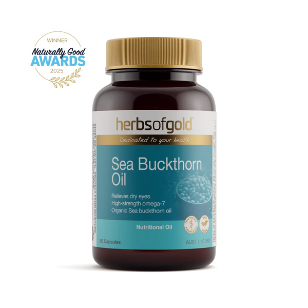 Herbs of Gold Sea Buckthorn Oil 60 capsules Supplement Herbs of Gold Pty Ltd 