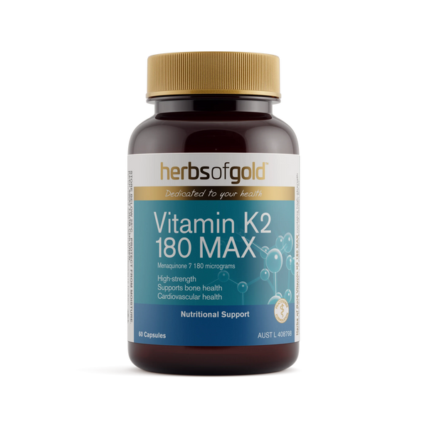 Herbs of Gold Vitamin K2 180 Max 60c Supplement Herbs of Gold Pty Ltd 