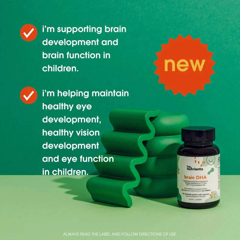 Im Nutrients Brain DHA Chewable (Blueberry) Supplement Not specified 