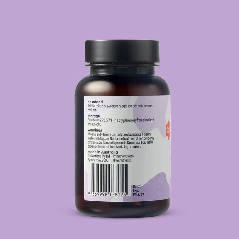 Im Nutrients Iron Immunity Chewable (Tropical) Supplement Oborne Health Supplies/CH2 