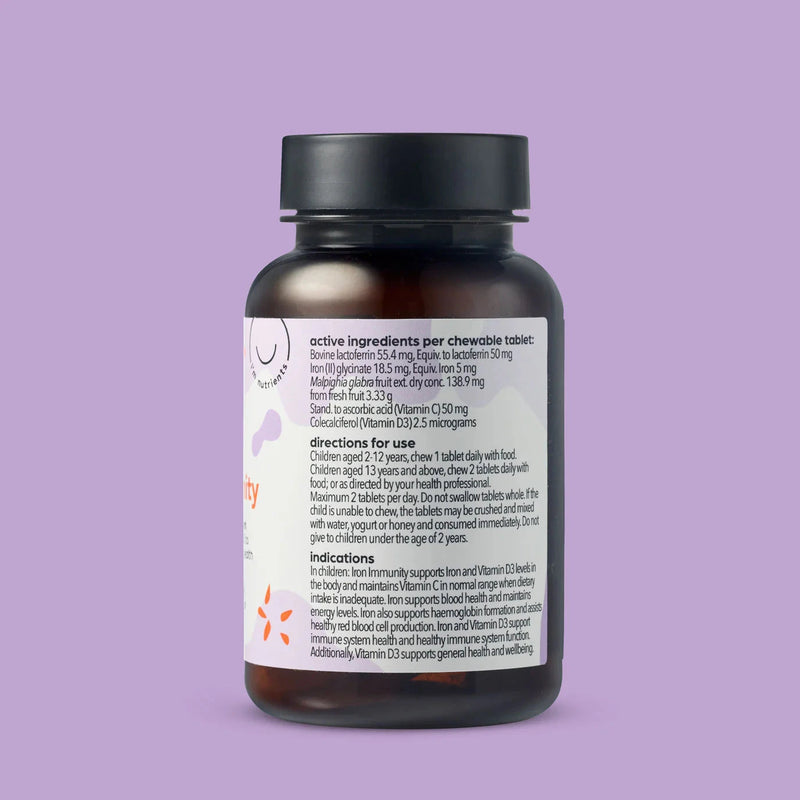 Im Nutrients Iron Immunity Chewable (Tropical) Supplement Oborne Health Supplies/CH2 