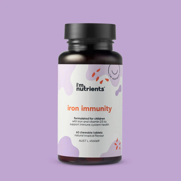 Im Nutrients Iron Immunity Chewable (Tropical) Supplement Oborne Health Supplies/CH2 