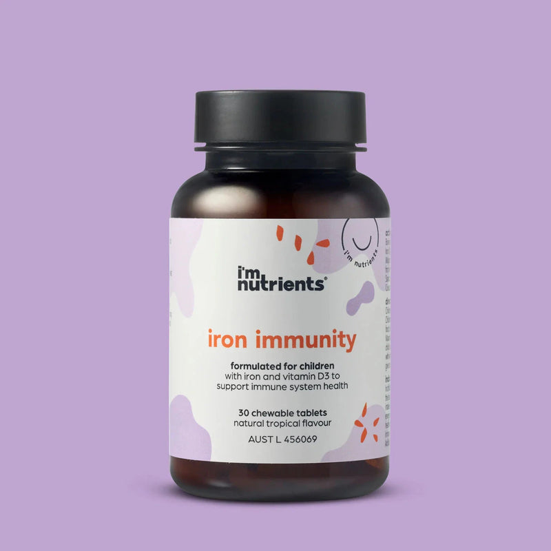 Im Nutrients Iron Immunity Chewable (Tropical) Supplement Oborne Health Supplies/CH2 
