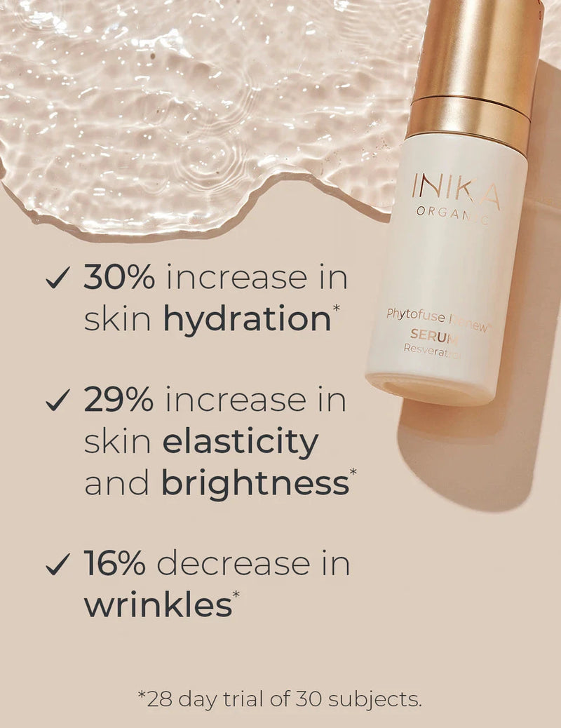 Inika Phytofuse Renew Resveratrol Serum Natural Skincare Total Beauty Network 