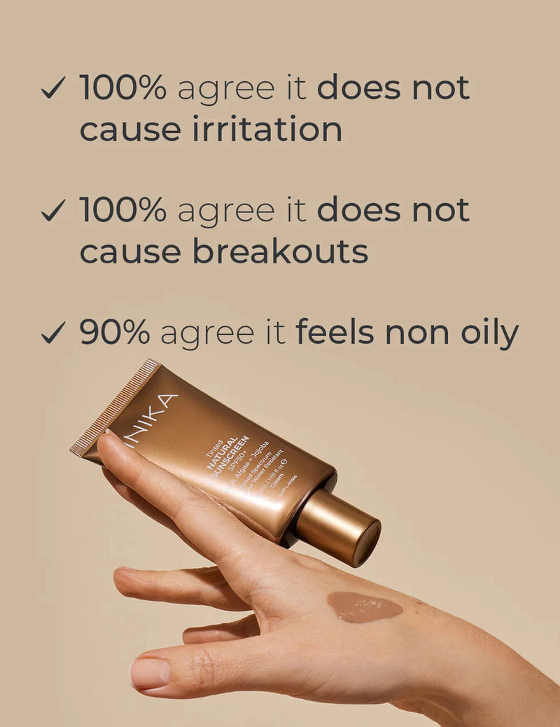 Inika Sunscreen SPF50+ Natural Skincare Total Beauty Network 