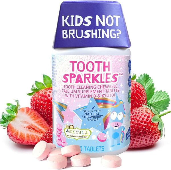Jack N Jill Tooth Sparkles 60 Tabs Health & Beauty Oborne Health Supplies/CH2 