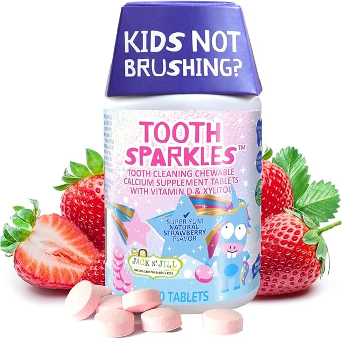 Jack N Jill Tooth Sparkles 60 Tabs Health & Beauty Oborne Health Supplies/CH2 