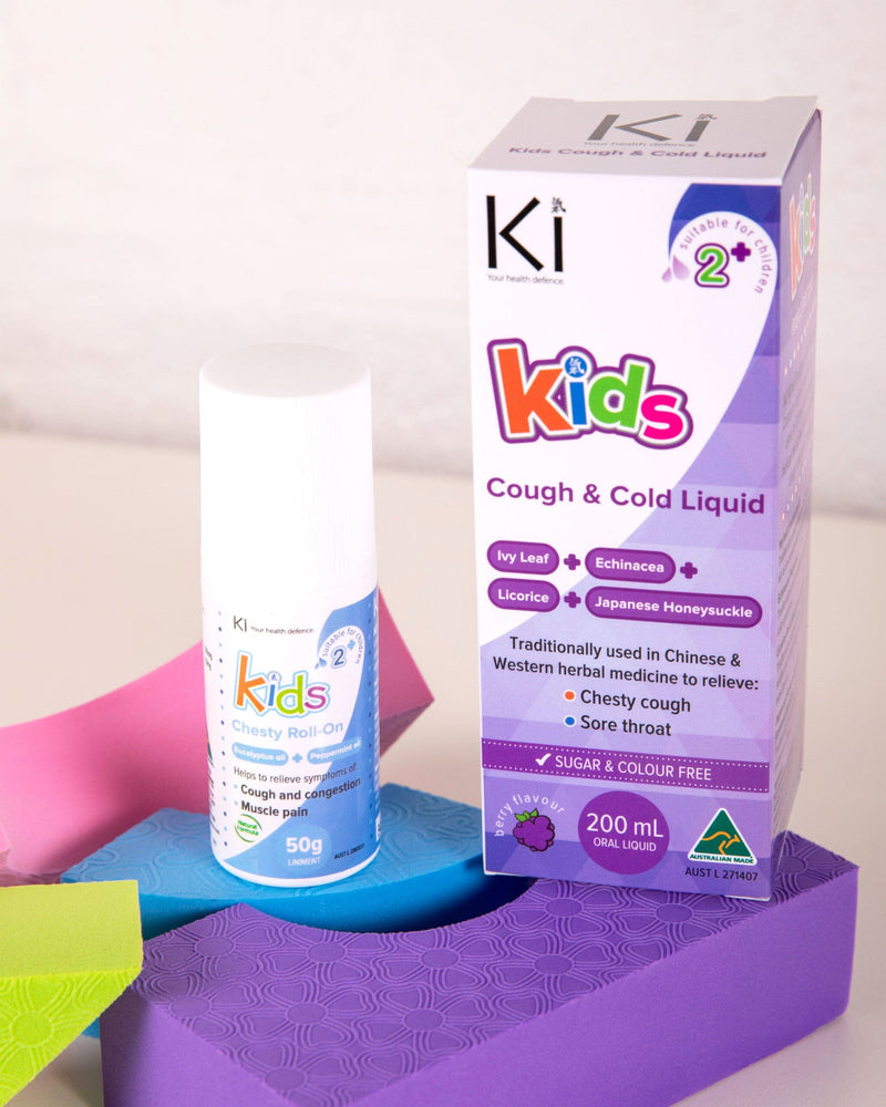 Ki Immune Kids Cough & Cold Liquid Supplement Oborne Health Supplies 