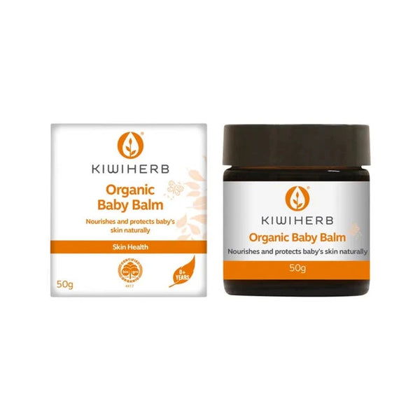 Kiwiherb Organic Baby Balm 50g Natural Skincare Oborne Health Supplies/CH2 