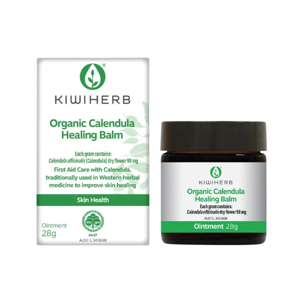 Kiwiherb Organic Calendula Healing Balm 28g Natural Skincare Oborne Health Supplies/CH2 