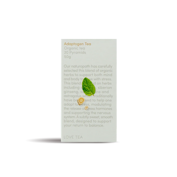 Love Tea Organic Adaptogen Tea x 20 Pyramids Herbal Teas Oborne Health Supplies/CH2 