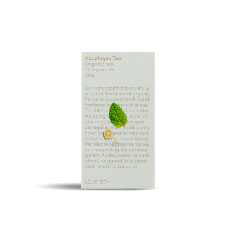 Love Tea Organic Adaptogen Tea x 20 Pyramids Herbal Teas Oborne Health Supplies/CH2 
