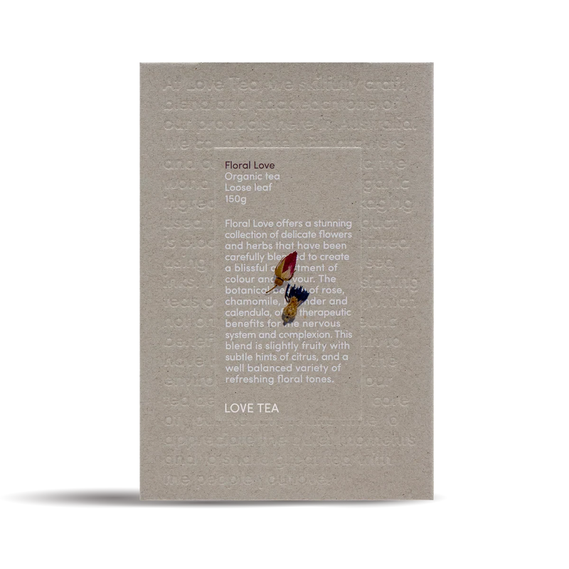 Love Tea Organic Floral Love Tea Loose Leaf 50g Herbal Teas Oborne Health Supplies/CH2 