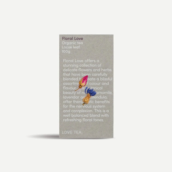 Love Tea Organic Floral Love Tea Loose Leaf 50g Herbal Teas Oborne Health Supplies/CH2 