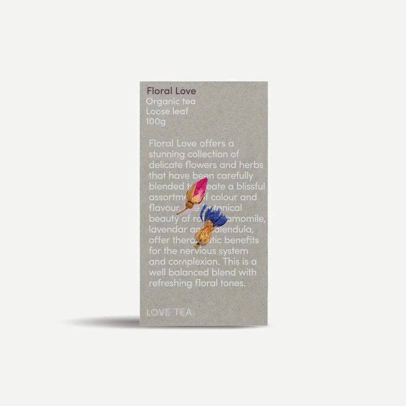 Love Tea Organic Floral Love Tea Loose Leaf 50g Herbal Teas Oborne Health Supplies/CH2 