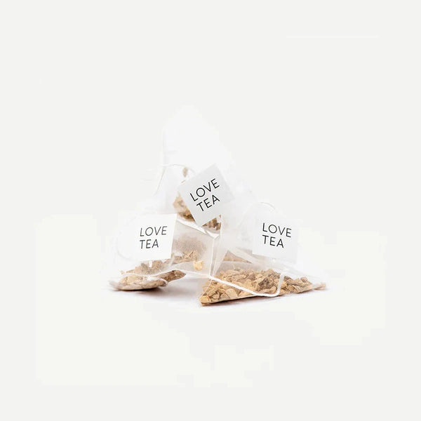 Love Tea Organic Ginger Tea x 20 Pyramids Herbal Teas Oborne Health Supplies/CH2 