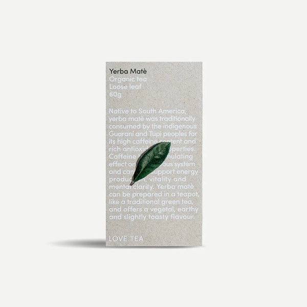 Love Tea Organic Yerba Mate Tea Loose Leaf 60g Grocery Oborne Health Supplies/CH2 