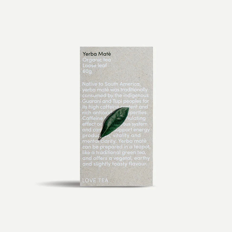 Love Tea Organic Yerba Mate Tea Loose Leaf 60g Grocery Oborne Health Supplies/CH2 