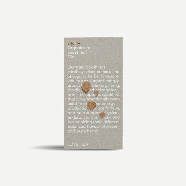 Love Tea Vitality Tea Herbal Teas Love Tea 