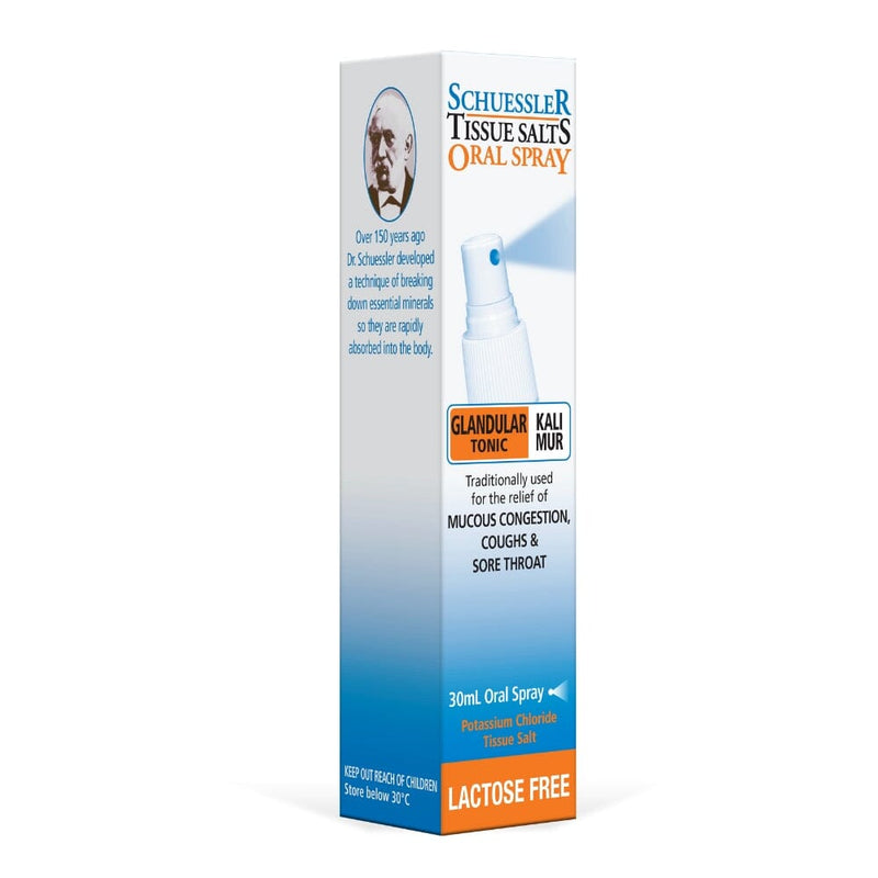 Martin & Pleasance Schuessler Tissue Salts Kali Mur (Glandular Tonic) Spray 30ml Supplement Oborne Health Supplies/CH2 