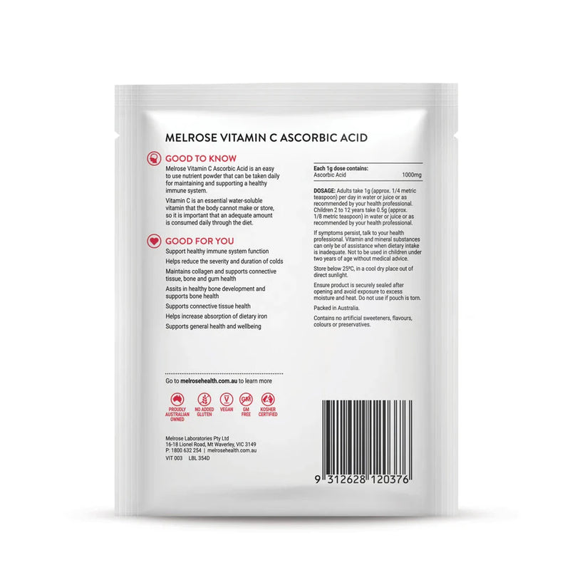 Melrose Ascorbic Acid Supplement Oborne Health Supplies/CH2 