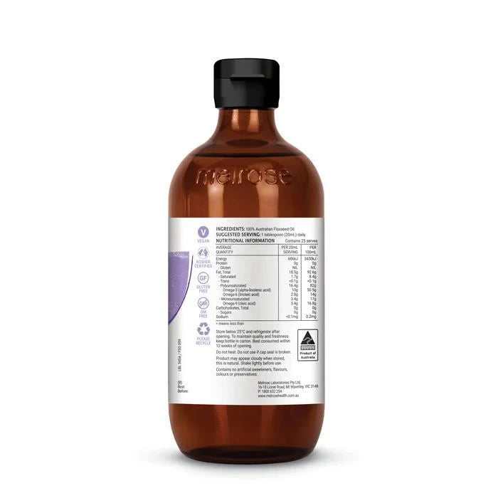 Melrose Australian Flaxseed Oil Grocery Oborne Health Supplies/CH2 