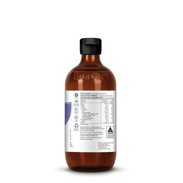 Melrose Flaxseed Oil Organic Grocery Oborne Health Supplies/CH2 
