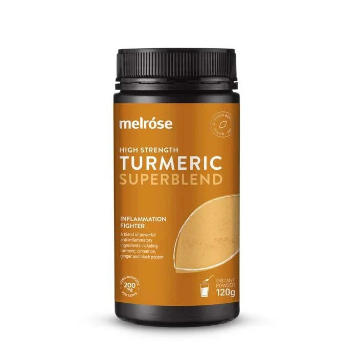 Melrose High Strength Turmeric Superblend Instant Powder 120g Supplement Oborne Health Supplies/CH2 