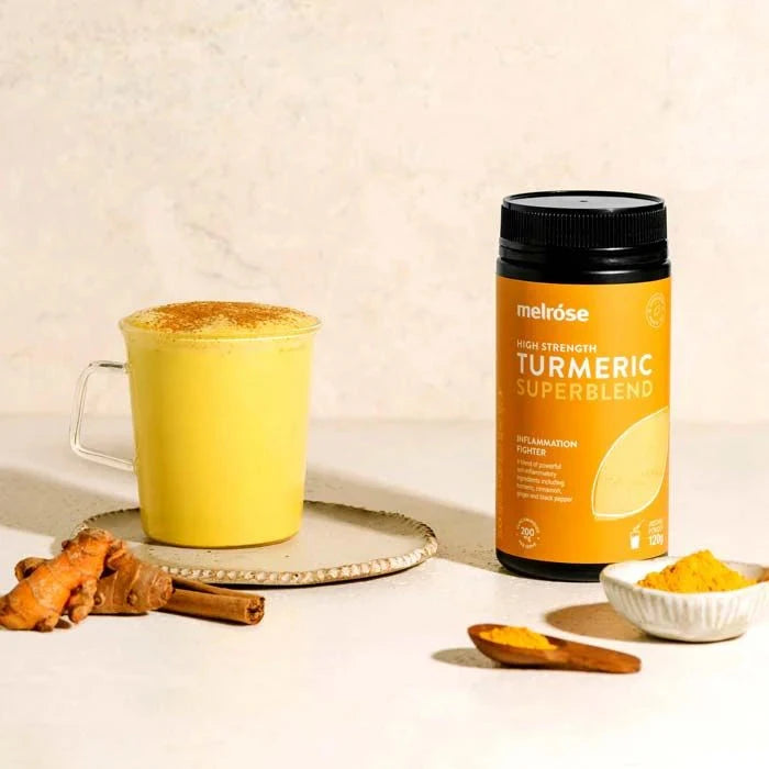 Melrose High Strength Turmeric Superblend Instant Powder 120g Supplement Oborne Health Supplies/CH2 