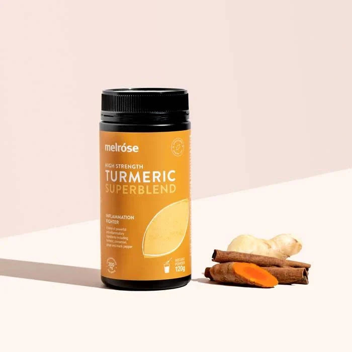 Melrose High Strength Turmeric Superblend Instant Powder 120g Supplement Oborne Health Supplies/CH2 