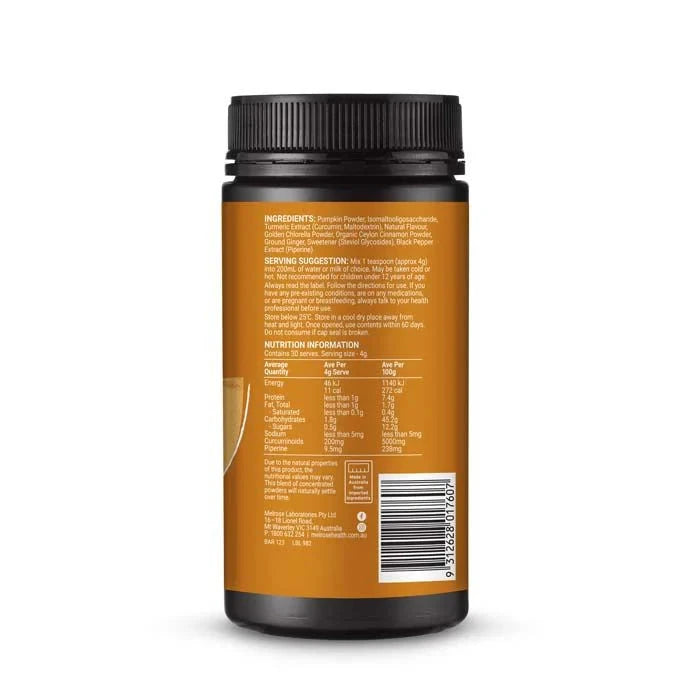 Melrose High Strength Turmeric Superblend Instant Powder 120g Supplement Oborne Health Supplies/CH2 