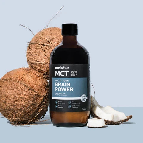 Melrose MCT Oil Boost Your Brain Power Supplement Oborne Health Supplies/CH2 