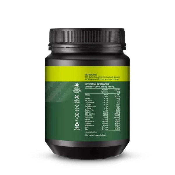 Melrose Organic Barley Grass Powder Instant 200g Supplement Oborne Health Supplies/CH2 