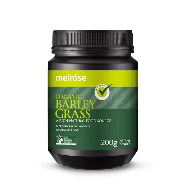 Melrose Organic Barley Grass Powder Instant 200g Supplement Oborne Health Supplies/CH2 