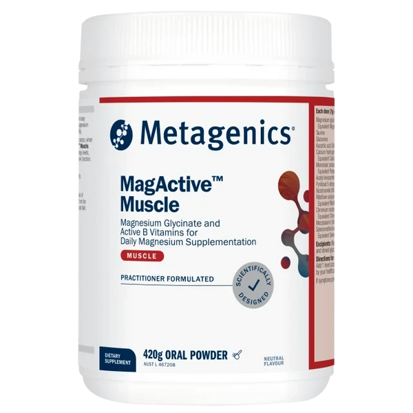 Metagenics Magactive Muscle Powder Neutral 420G Supplement Metagenics (Aust) Pty Ltd 