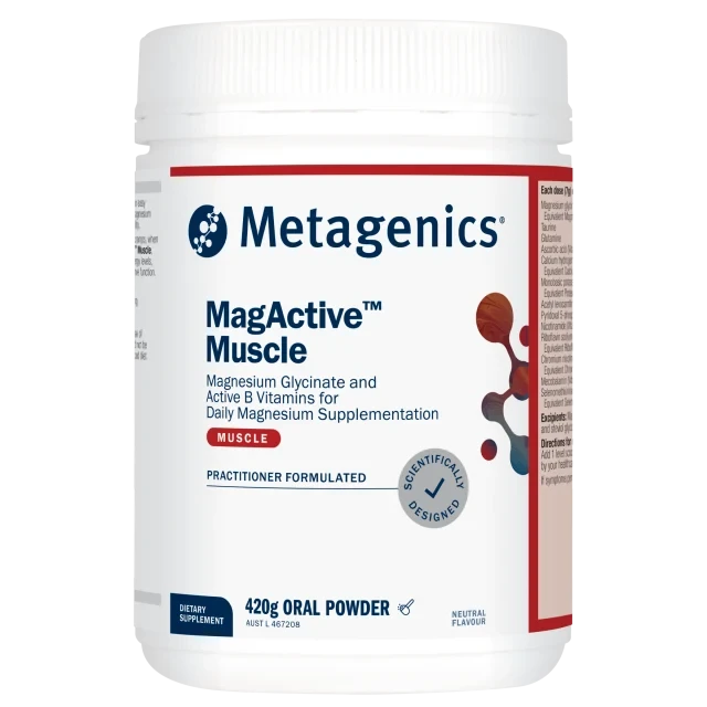 Metagenics Magactive Muscle Powder Neutral 420G Supplement Metagenics (Aust) Pty Ltd 