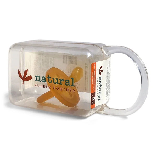 Natural Rubber Soother Orthodontic Dummy Small (0-6 Months) Single in Reusable Storer Health & Beauty Unique Health Products 