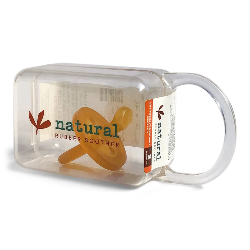 Natural Rubber Soother Orthodontic Dummy Small (0-6 Months) Single in Reusable Storer Health & Beauty Unique Health Products 