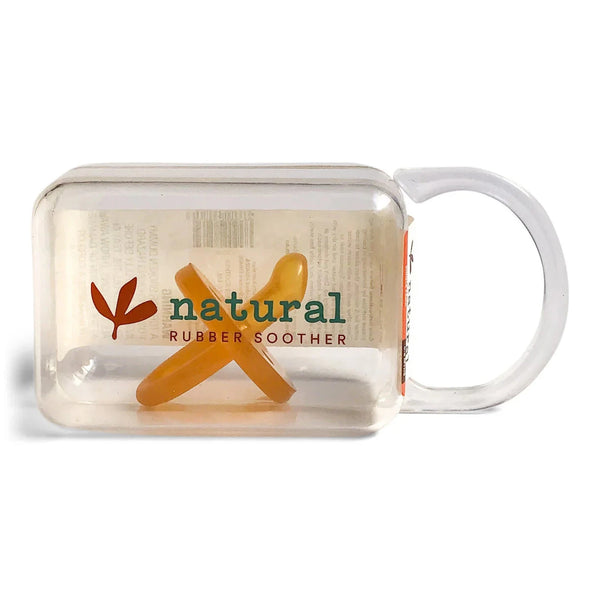 Natural Rubber Soother Orthodontic Dummy Small (0-6 Months) Single in Reusable Storer Health & Beauty Unique Health Products 