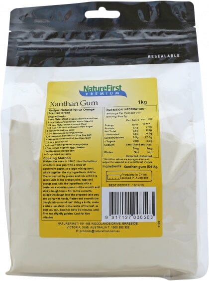 Nature First Xanthan Gum Grocery Kadac Pty Ltd 