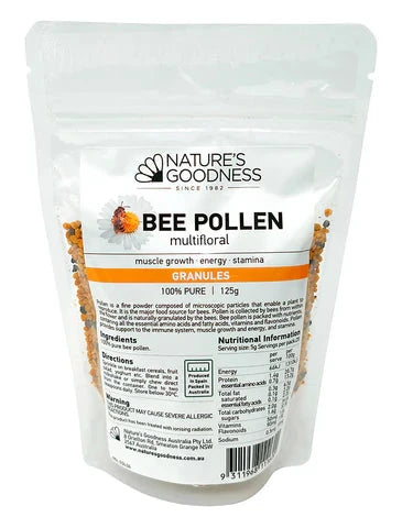 Natures Goodness Bee Pollen Supplement Oborne Health Supplies/CH2 